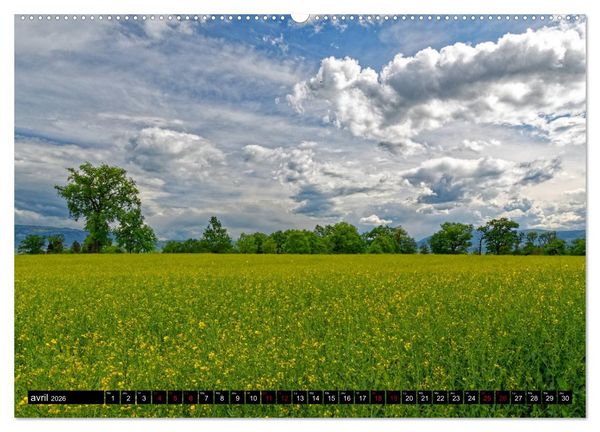 Produktbild: Au fil du temps... Du Jura aux Alpes (Calendrier mural 2026 DIN A2 vertical) calendrier de bureau