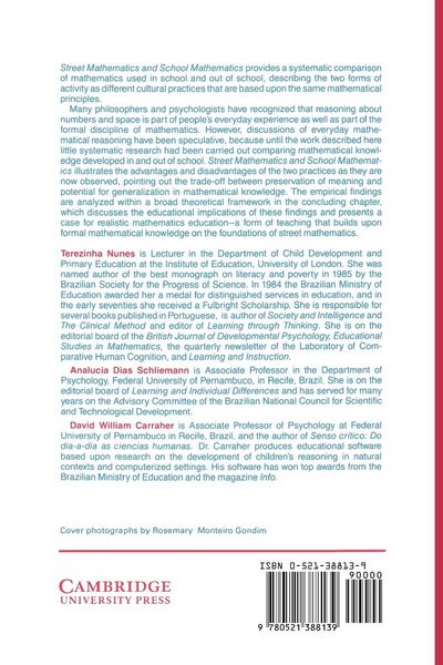 Produktbild: Street Mathematics and School Mathematics