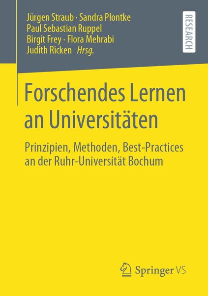 Produktbild: Forschendes Lernen an Universit&auml;ten