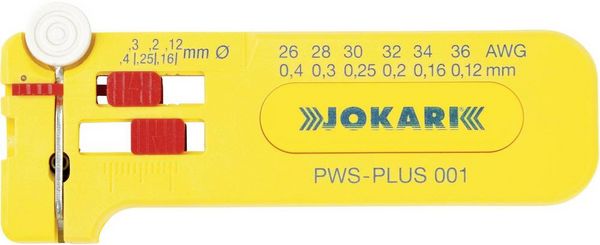 Produktbild: JOKARI Mikro-Pr&auml;zisionsabisolierer PWS-Plus f&uuml;r Telekomunikations-Leitungen passend f&uuml;r Rundkabel Au&szlig;endurchmesser 0,12