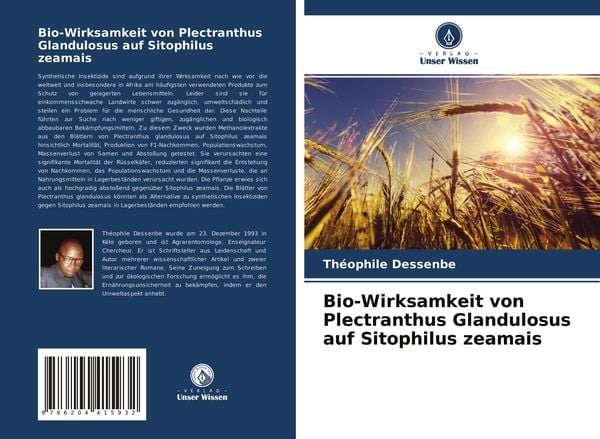 Produktbild: Bio-Wirksamkeit von Plectranthus Glandulosus auf Sitophilus zeamais