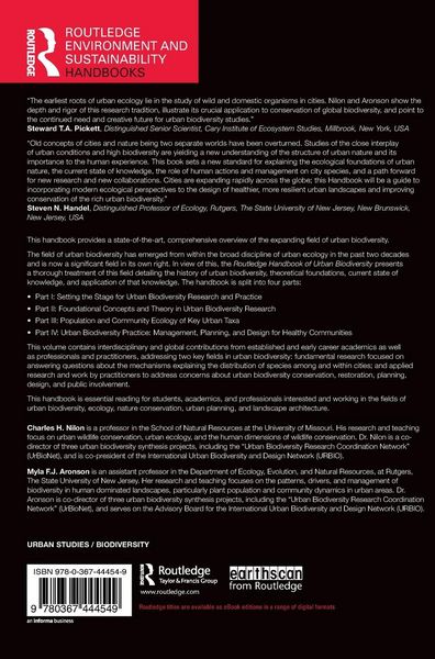 Produktbild: Routledge Handbook of Urban Biodiversity
