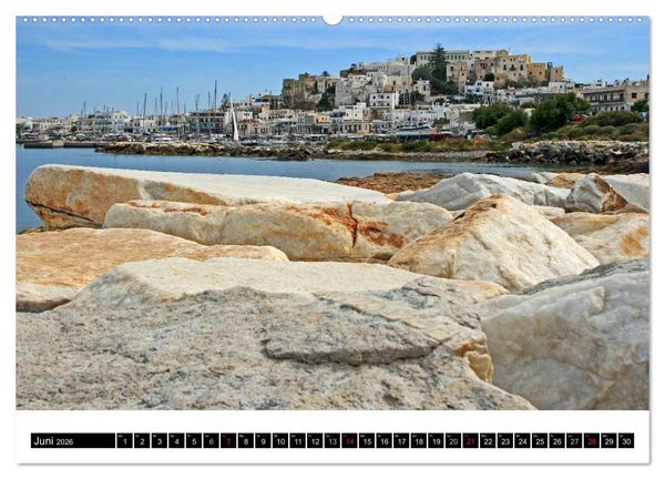 Produktbild: Inselh&uuml;pfen Kykladen Santorini - Naxos - Paros - Mykonos (Wandkalender 2026 DIN A2 quer), CALVENDO Monatskalender