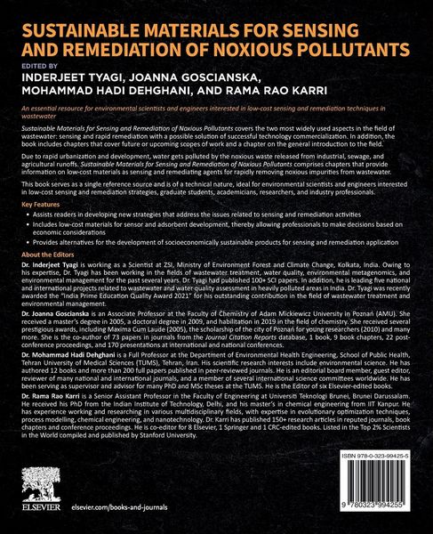 Produktbild: Sustainable Materials for Sensing and Remediation of Noxious Pollutants