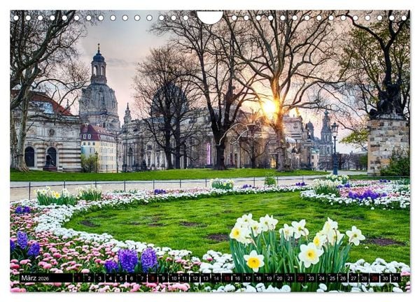 Produktbild: WUNDERVOLLES DRESDEN (Wandkalender 2026 DIN A4 quer), CALVENDO Monatskalender