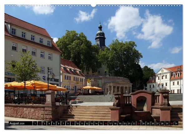 Produktbild: Musik- und Bergstadt Sondershausen/Th&uuml;ringen (hochwertiger Premium Wandkalender 2026 DIN A2 quer), Kunstdruck in Hochglanz
