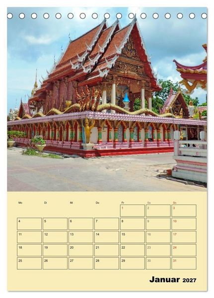 Produktbild: S&uuml;dthailand (Tischkalender 2027 DIN A5 hoch), CALVENDO Monatskalender