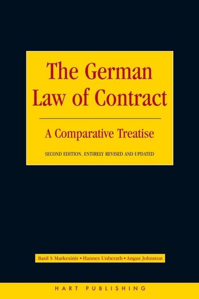 Produktbild: The German Law of Contract