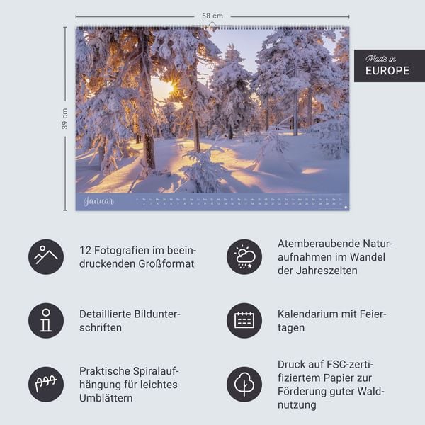 Produktbild: Zauberw&auml;lder Edition Kalender 2027