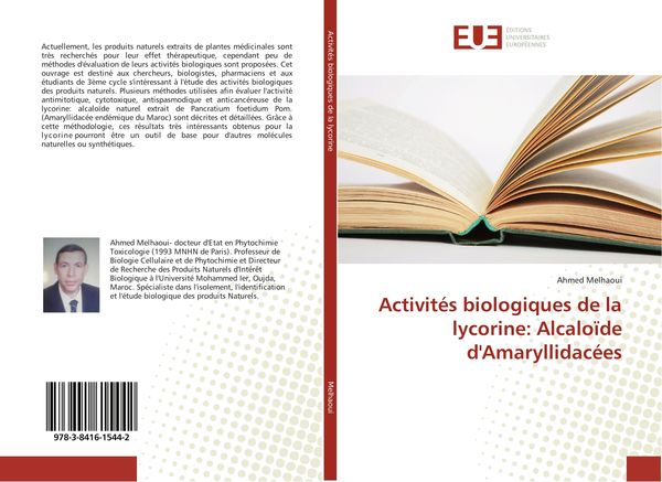 Produktbild: Activit&eacute;s biologiques de la lycorine: Alcalo&iuml;de d'Amaryllidac&eacute;es
