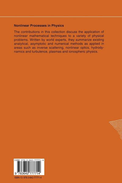 Produktbild: Nonlinear Processes in Physics