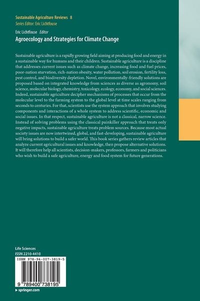 Produktbild: Agroecology and Strategies for Climate Change