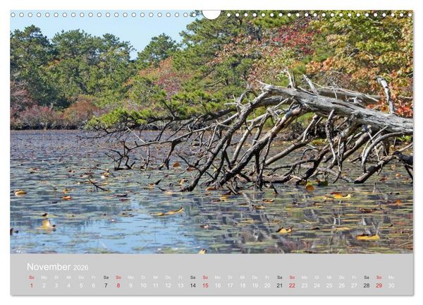 Produktbild: Indian Summer in New England (Wandkalender 2026 DIN A3 quer), CALVENDO Monatskalender
