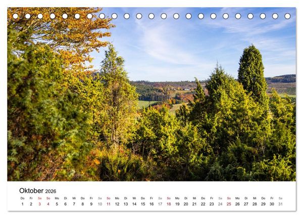 Produktbild: Westfeld-Ohlenbach - Wir feiern 50 Jahre Bundesgolddorf (Tischkalender 2026 DIN A5 quer), CALVENDO Monatskalender