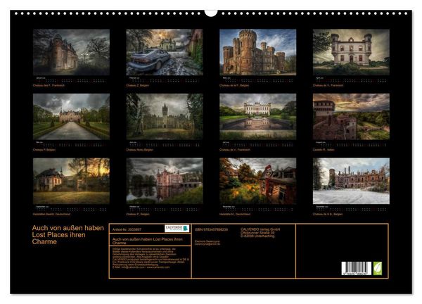 Produktbild: Auch von au&szlig;en haben Lost Places ihren Charme (Wandkalender 2026 DIN A2 quer), CALVENDO Monatskalender