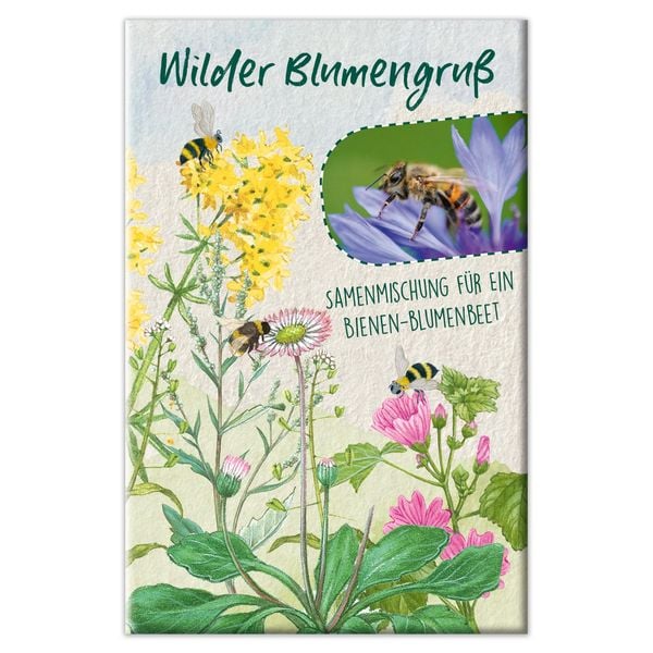 Produktbild: Lass es bl&uuml;hen - Wildblumen und Bienenblumen erkennen, inkl. Sament&uuml;tchen