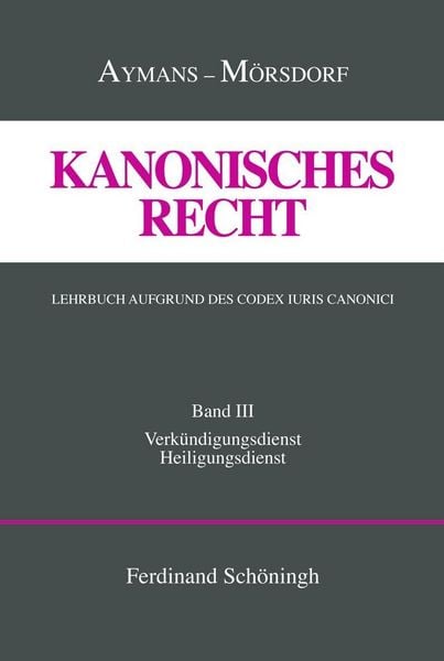 Produktbild: Kanonisches Recht. Lehrbuch aufgrund des Codex Iuris Canonici