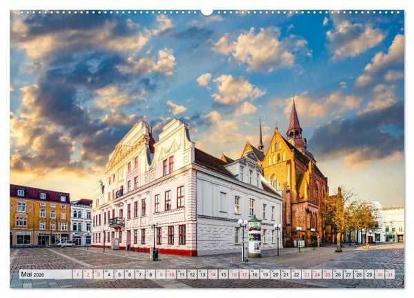 Produktbild: G&uuml;strow Impressionen (hochwertiger Premium Wandkalender 2026 DIN A2 quer), Kunstdruck in Hochglanz