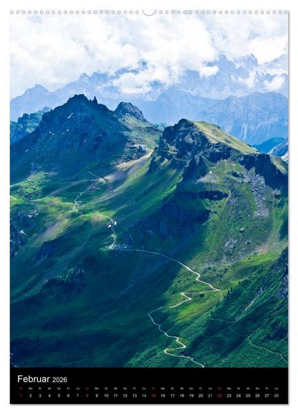 Produktbild: Dolomiten &ndash; Eine Gipfelparade (Wandkalender 2026 DIN A2 hoch), CALVENDO Monatskalender