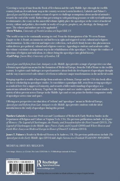 Produktbild: Apocalypse and Reform from Late Antiquity to the Middle Ages