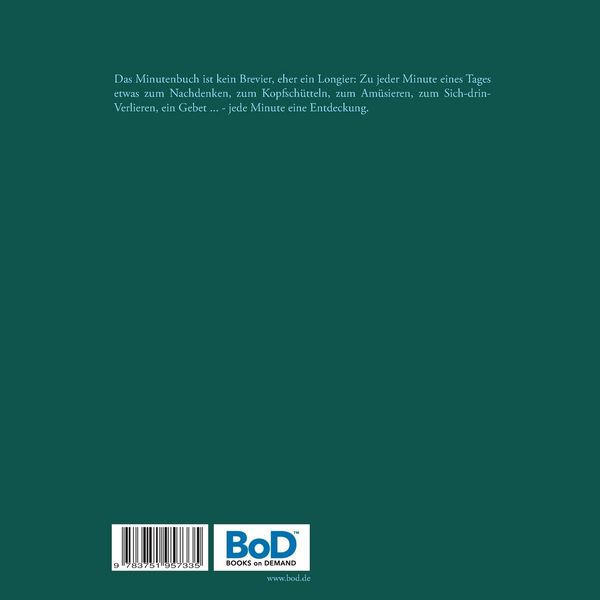 Produktbild: Das Minutenbuch Band II