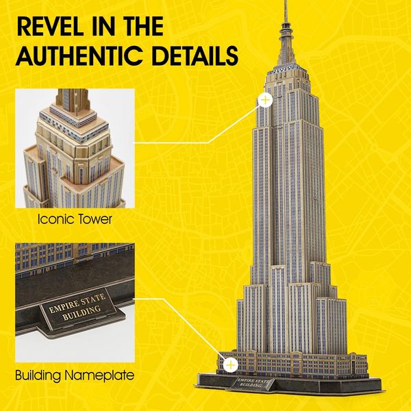 Produktbild: CUBICFUN - 3D Puzzle Empire State Building 66 Teile
