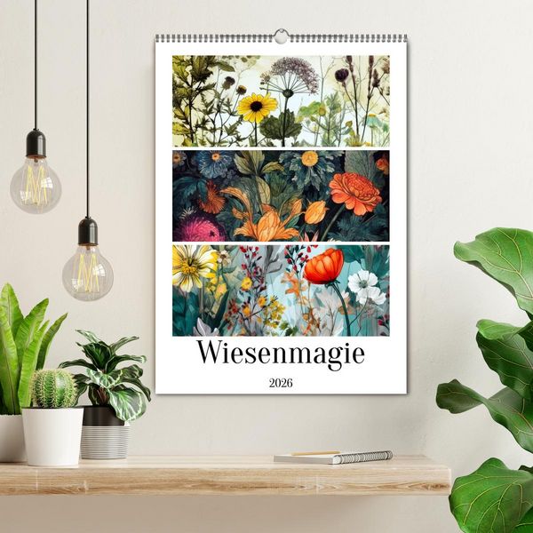 Produktbild: Wiesenmagie (Wandkalender 2026 DIN A2 hoch), CALVENDO Monatskalender