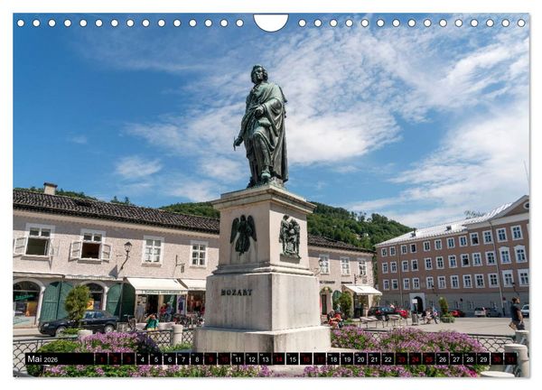 Produktbild: Salzburg - &Ouml;sterreich (Wandkalender 2026 DIN A4 quer), CALVENDO Monatskalender