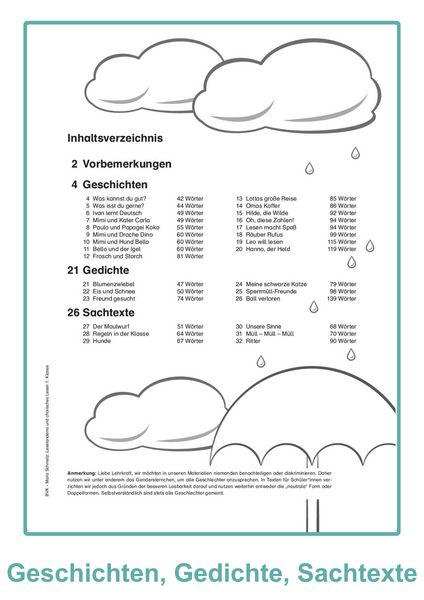 Produktbild: Lesetandems und chorisches Lesen &ndash; 1. Klasse