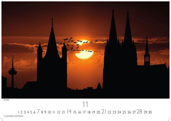 Produktbild: K&ouml;ln Kalender 2027 &ndash; Wandkalender | Fotokalender Deutschland 50x35cm &ndash; beeindruckende Fotos vom Dom, Rhein & Altstadt, gro&szlig;formatig, hochwertigl verarbeitet