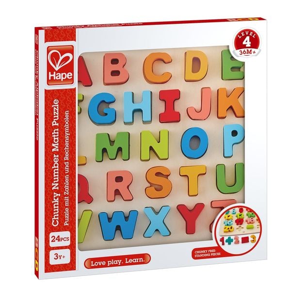 Produktbild: Puzzle mit Gro&szlig;buchstaben / 27 Teile