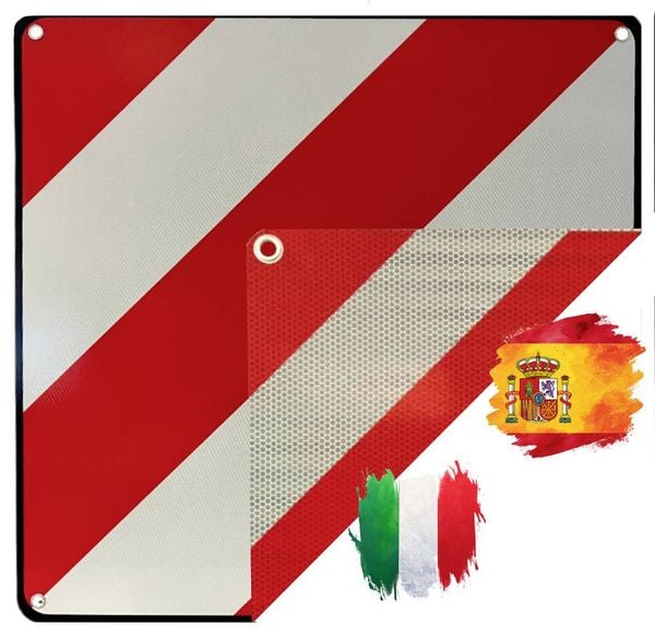 IWH 97605 Warntafel 2in1 für Spanien und Italien Warntafel (L x B) 50cm x 50cm