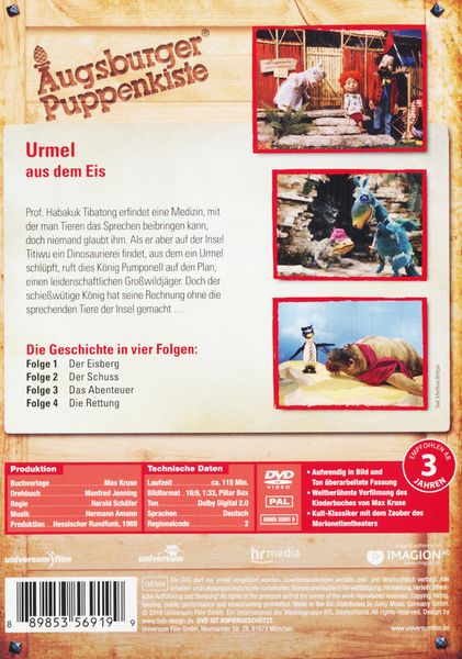 Urmel aus dem Eis - Augsburger Puppenkiste