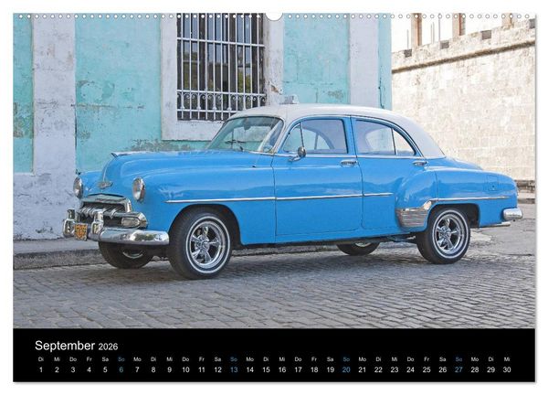 Produktbild: On the road in Cuba (hochwertiger Premium Wandkalender 2026 DIN A2 quer), Kunstdruck in Hochglanz
