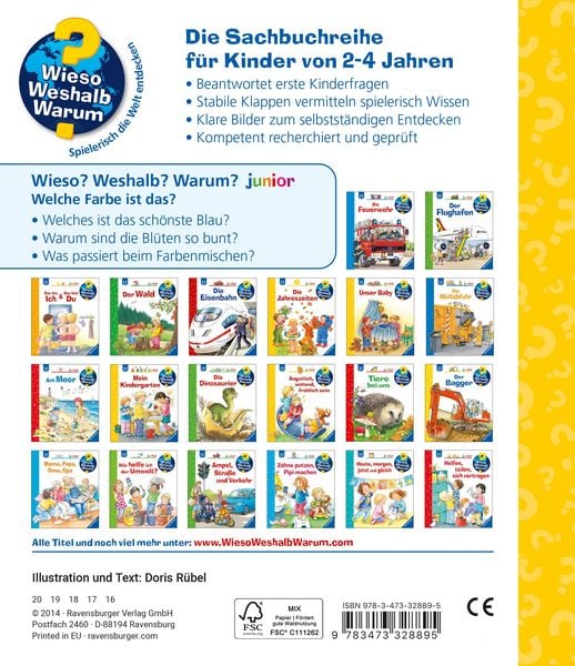 Produktbild: Wieso? Weshalb? Warum? junior, Band 13 - Welche Farbe ist das?