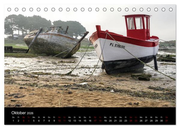 Produktbild: Sehnsucht Bretagne (Tischkalender 2026 DIN A5 quer), CALVENDO Monatskalender