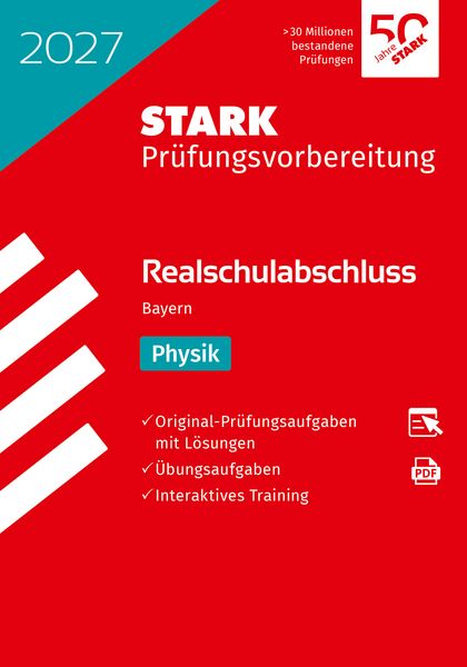 Produktbild: STARK Physik - Realschulabschluss 2027 Bayern - Pr&uuml;fungsvorbereitung
