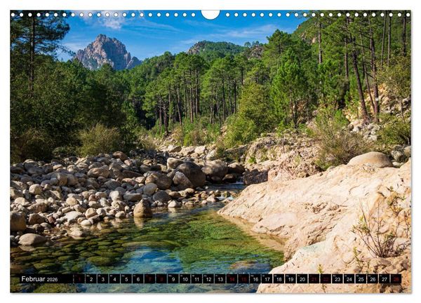 Produktbild: Korsika Wild und Frei (Wandkalender 2026 DIN A3 quer), CALVENDO Monatskalender