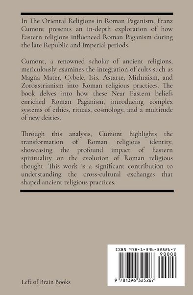Produktbild: The Oriental Religions in Roman Paganism