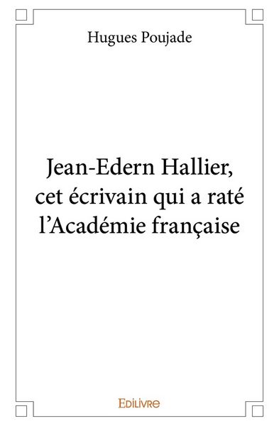 Produktbild: Jean edern hallier, cet ecrivain