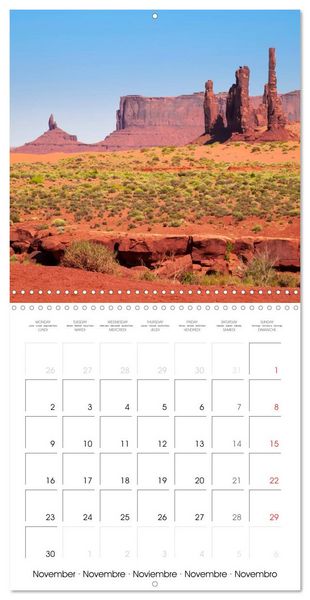 Produktbild: Monument Valley &ndash; Gorgeous Scenic Views (Wall Calendar 2026 12 &times; 12 Inch) CALVENDO 12 Month Wall Calendar