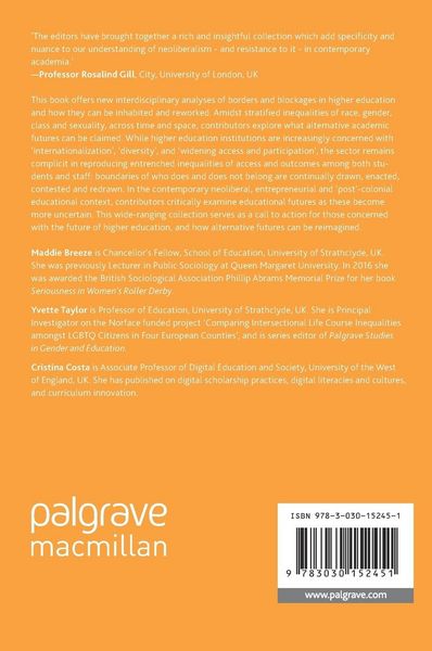 Produktbild: Time and Space in the Neoliberal University