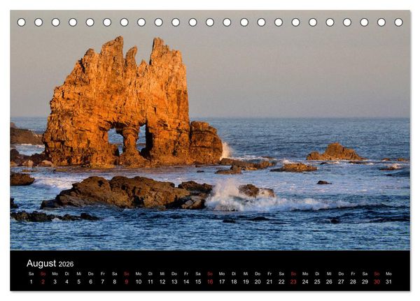 Produktbild: Wildes Nordspanien (Tischkalender 2026 DIN A5 quer), CALVENDO Monatskalender