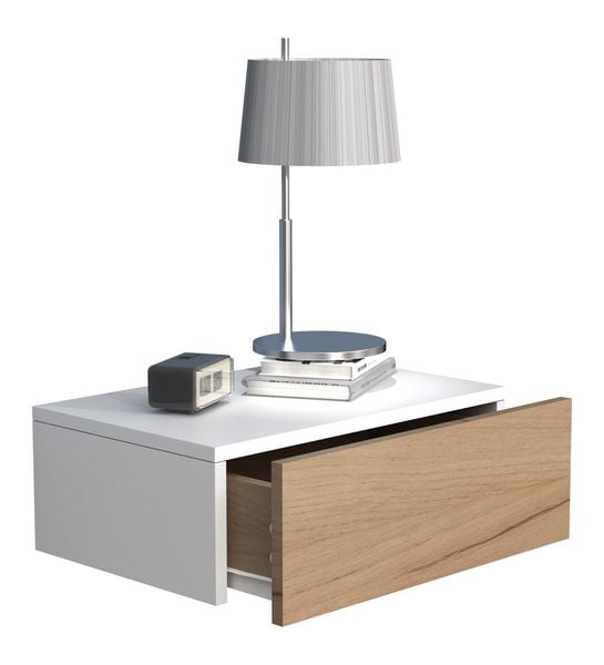 Produktbild: Holz Wandschublade Wand H&auml;nge Nachttisch Usal M45