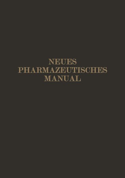 Produktbild: Neues Pharmazeutisches Manual