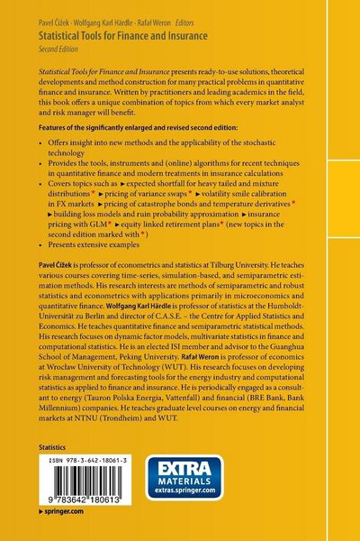 Produktbild: Statistical Tools for Finance and Insurance