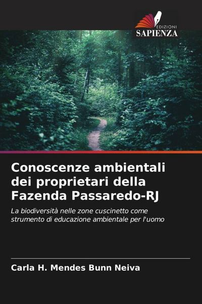 Produktbild: Conoscenze ambientali dei proprietari della Fazenda Passaredo-RJ
