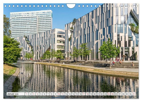 Produktbild: Landeshauptstadt D&uuml;sseldorf (Wandkalender 2026 DIN A4 quer), CALVENDO Monatskalender