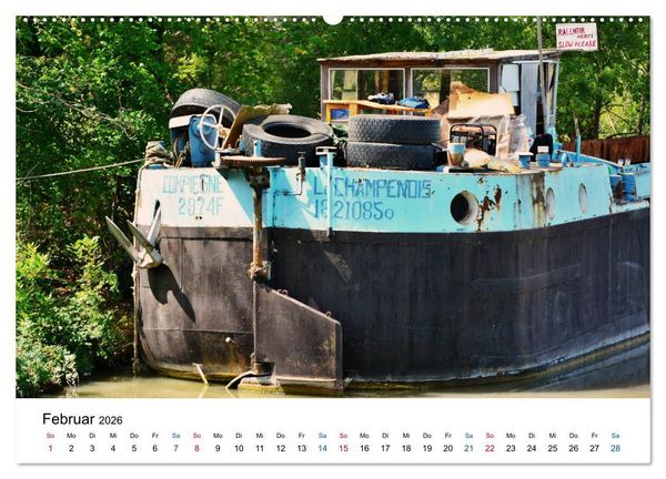 Produktbild: Unterwegs am Canal du Midi (Wandkalender 2026 DIN A2 quer), CALVENDO Monatskalender