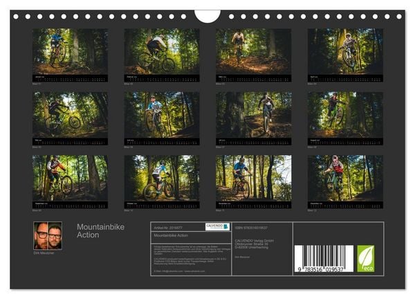 Produktbild: Mountainbike Action (Wandkalender 2026 DIN A4 quer), CALVENDO Monatskalender